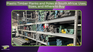 Plastic Timber Planks & Poles South Africa | Sizes & Uses (Plastic timber planks in a warehouse)