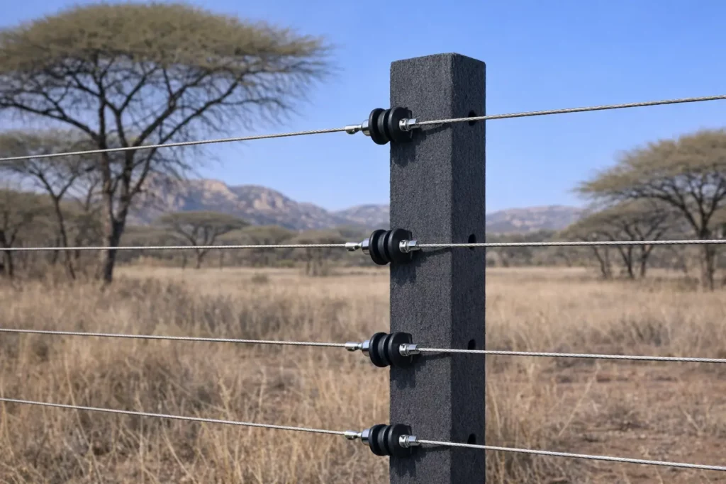 UTP Plastic Timber Pole Electric Fencing