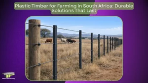 Plastic Timber for Farming South Africa (UTP Plastic timber pole for electric fencing)