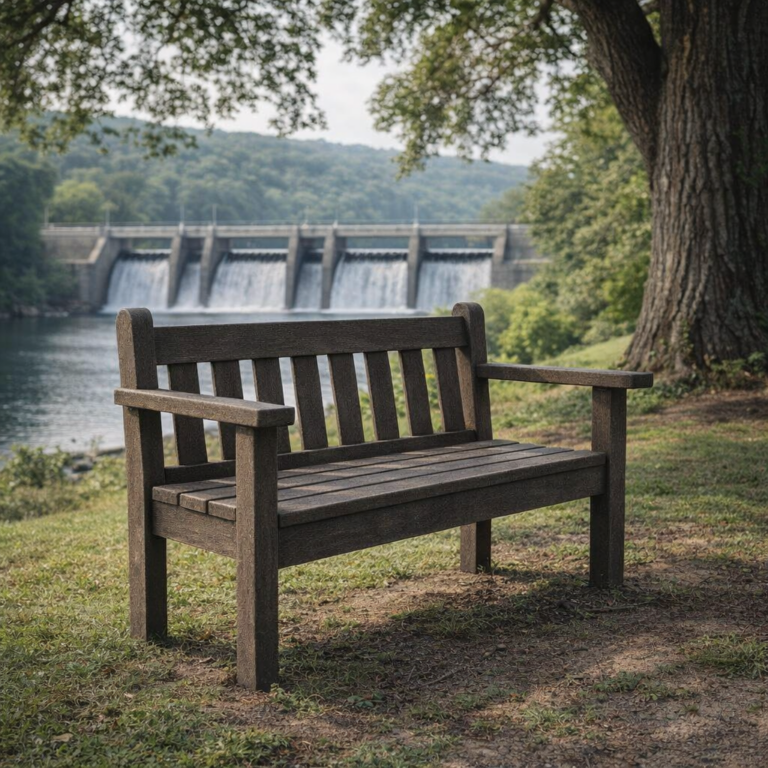 Garden park bench